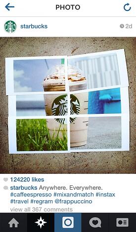 starbucks hashtag